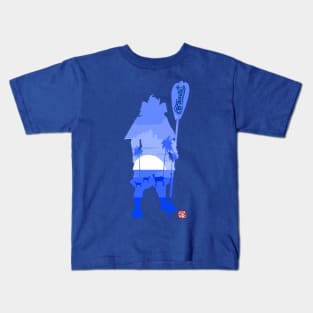 B-Nature Samurai Blue Kids T-Shirt